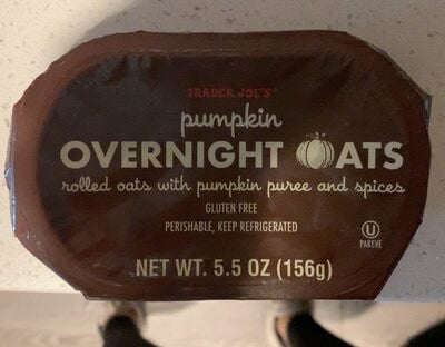 Trader Joe's Pumpkin Overnight Oats packaging