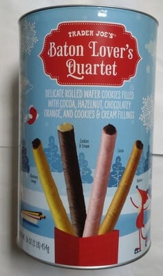 Trader Joe's Baton Lover's Quartet packaging
