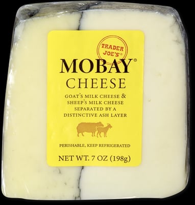 Trader Joe's Mobay Cheese packaging