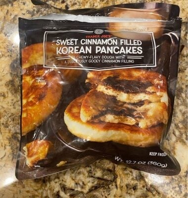 Trader Joe's Sweet Cinnamon Filled Korean Pancakes packaging