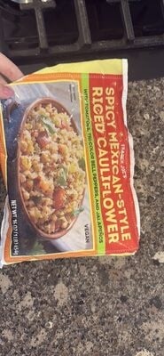Trader Joe's Spicy Mexican-Style Riced Cauliflower packaging
