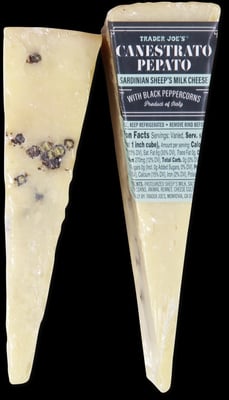 Trader Joe's Canestrato Pepato packaging