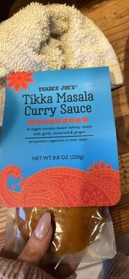Trader Joe's Tikka Masala Curry Sauce packaging