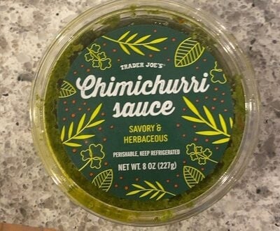 Trader Joe's Chimichurri Sauce packaging