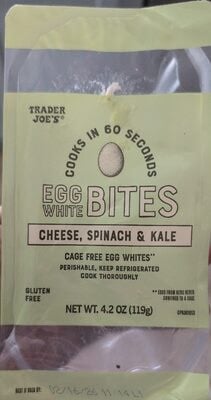 Trader Joe's Cheese, Spinach & Kale Egg Bites package
