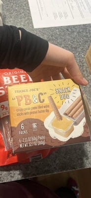 Trader Joe's "PB&c" Snack Duo packaging