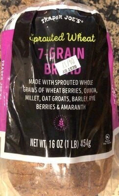 Trader Joe's Sprouted 7-Grain Bread package