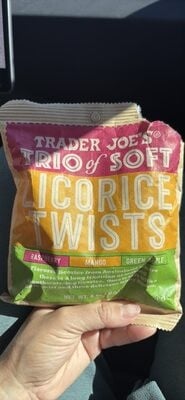 Trader Joe's Trio Of Soft Licorice Twists packaging