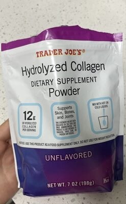 Trader Joe's Hydrolyzed Collagen Powder package