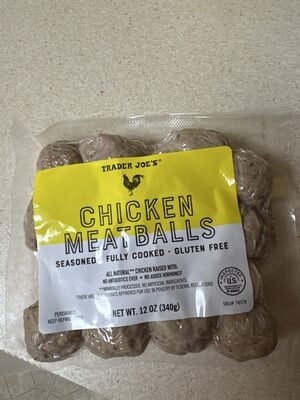 Trader Joe's Chicken Meatballs package