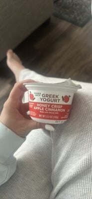 Trader Joe's Honey Crisp Apple Cinnamon Greek Yogurt packaging