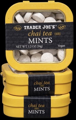 Trader Joe's Chai Tea Mints packaging