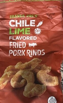 Trader Joe's Chile Lime Pork Rinds packaging