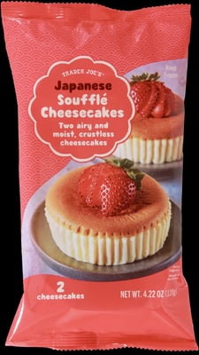 Trader Joe's Japanese Soufflé Cheesecakes packaging