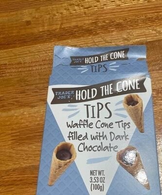 Trader Joe's Waffle Cone Tips packaging