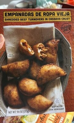 Trader Joe's Empanadas De Ropa Vieja packaging