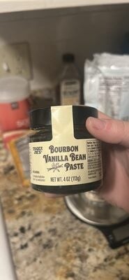 Trader Joe's Bourbon Vanilla Bean Paste packaging