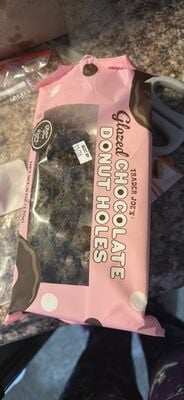 Trader Joe's Glazed Chocolate Donut Holes packaging
