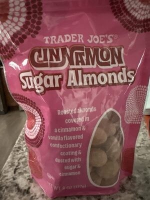Trader Joe's Cinnamon Sugar Almonds packaging