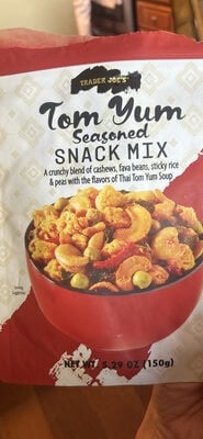 Trader Joe's Tom Yum Seasoned Snack Mix packaging