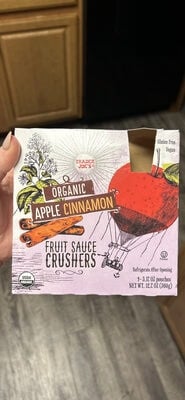 Trader Joe's Organic Apple Cinnamon Fruit Sauce Crushers package