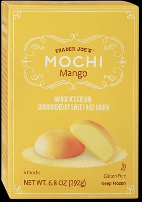 Trader Joe's Mango Mochi packaging
