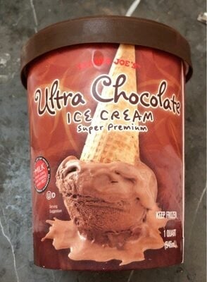 Trader Joe's Ultra Chocolate Ice Cream package