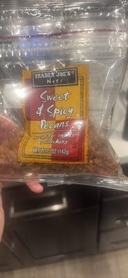 Trader Joe's Sweet & Spicy Pecans packaging