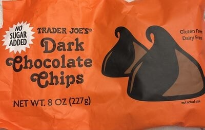 Trader Joe's Dark Chocolate Chips packaging