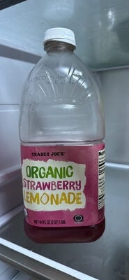 Trader Joe's Organic Strawberry Lemonade packaging