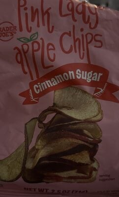 Trader Joe's Pink Lady Apple Chips packaging