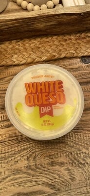Trader Joe's White Queso Dip packaging
