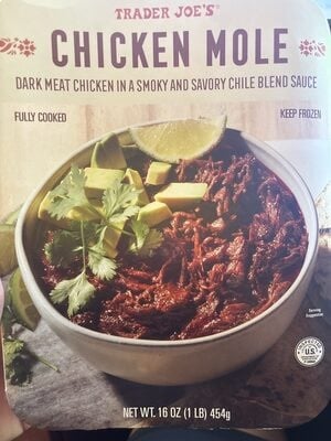 Trader Joe's Chicken Mole packaging