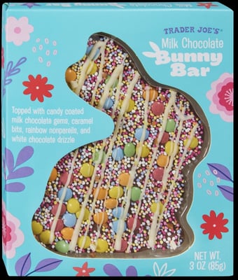 Trader Joe's Milk Chocolate Bunny Bar packaging