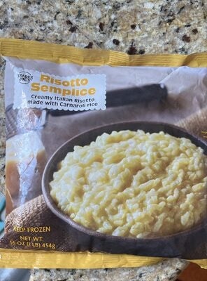 Trader Joe's Risotto Simple packaging