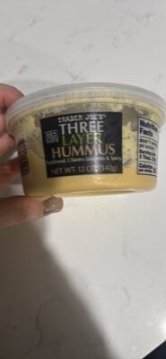 Trader Joe's Three Layer Hummus packaging