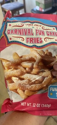 Trader Joe's Carnival Fun Cake Fries packaging