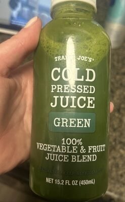 Trader Joe's Green Cold Pressed Juice package