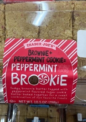 Trader Joe's Peppermint Brookie packaging