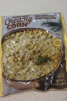 Trader Joe's Creamy Corn packaging