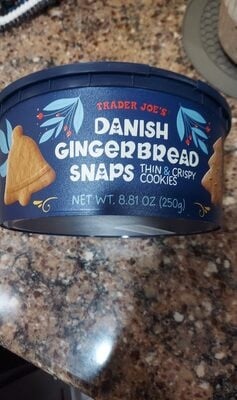 Trader Joe's Danish Ginger Bread Snaps packaging