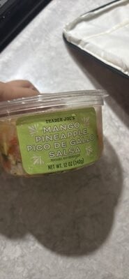 Trader Joe's Mango Pineapple Pico De Gallo Salsa package