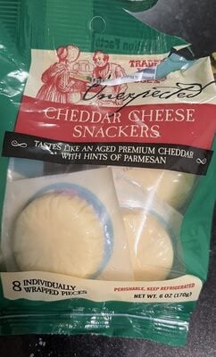 Trader Joe's Unexpected Cheddar Cheese Snackers packaging