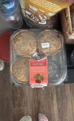 Trader Joe's Raspberry Muffins packaging