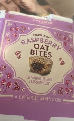 Trader Joe's Raspberry Oat Bites packaging