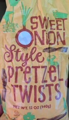 Trader Joe's Sweet Onion Style Pretzel Twists packaging
