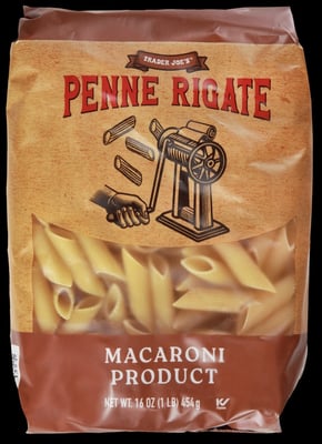 Trader Joe's Penne Rigate packaging