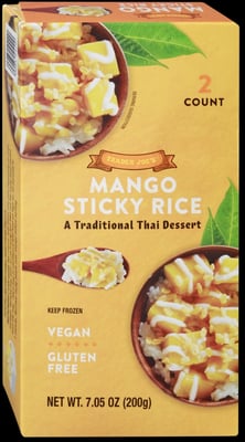 Trader Joe's Mango Sticky Rice package
