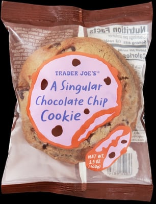 Trader Joe's A Singular Chocolate Chip Cookie package