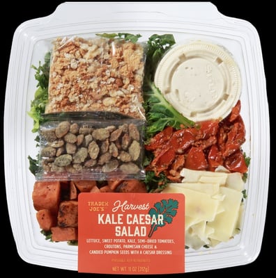 Trader Joe's Harvest Kale Caesar Salad package